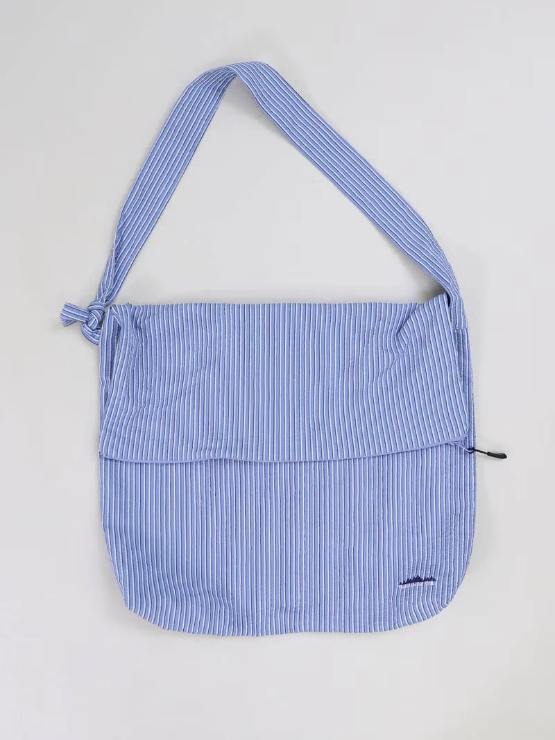 FLAP SHOULDER BAG - Stripe