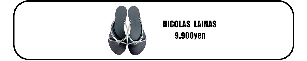 NICOLASLINAS サンダル