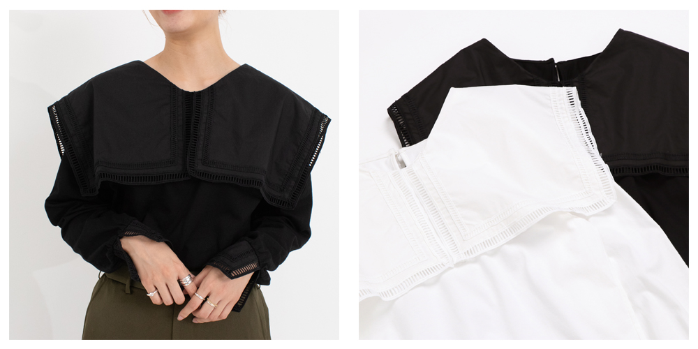 セーラーカラープルオーバー