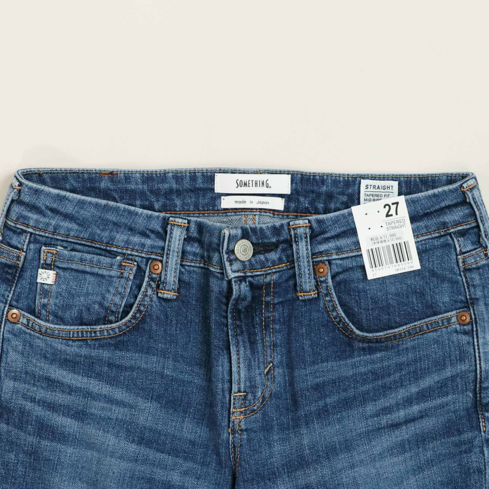 SOMETHING ] HANA TAPERED STRAIGHT