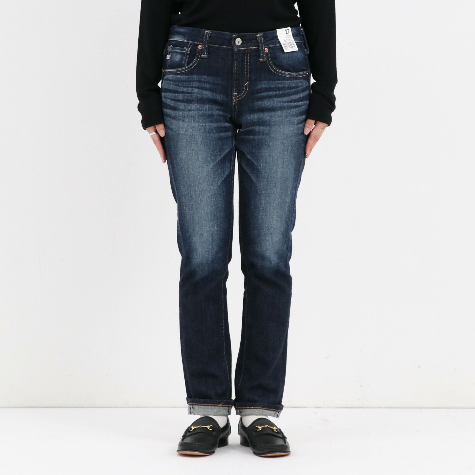 SOMETHING ] HANA TAPERED STRAIGHT