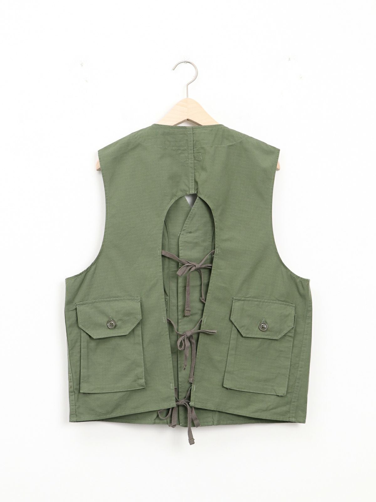【Engineered Garments】 C-1ベスト ENGINEERED GARMENTS ] C-1 Vest - Cotton Ripstop / C-1ベスト