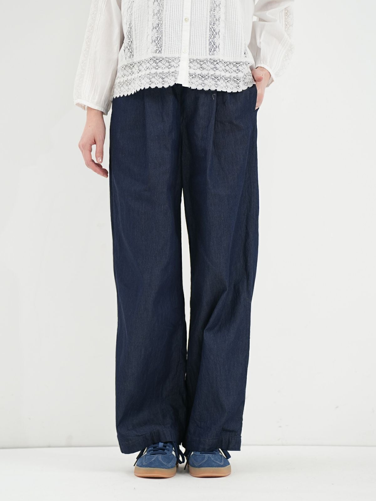 別注 [ RONNIE SCOTT'S ] タックワイドデニム | FUKAYA FASHION STORES