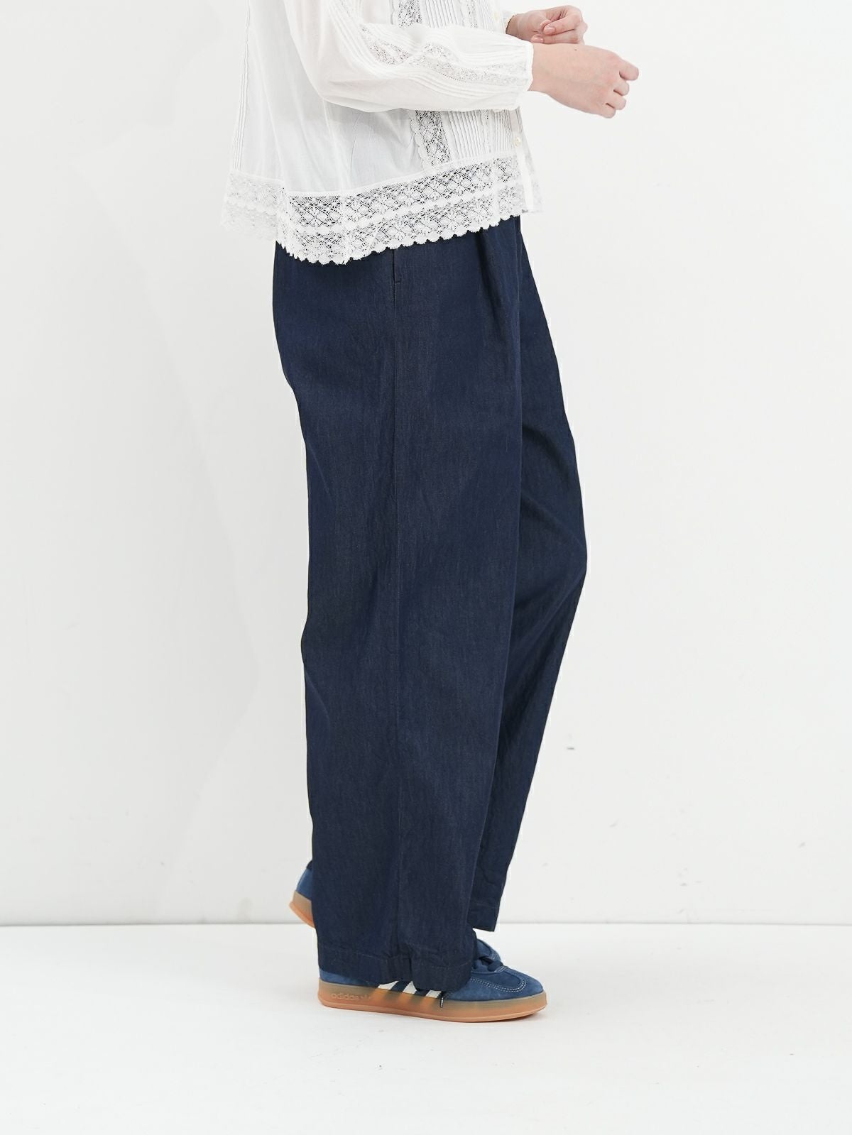 別注 [ RONNIE SCOTT'S ] タックワイドデニム | FUKAYA FASHION STORES