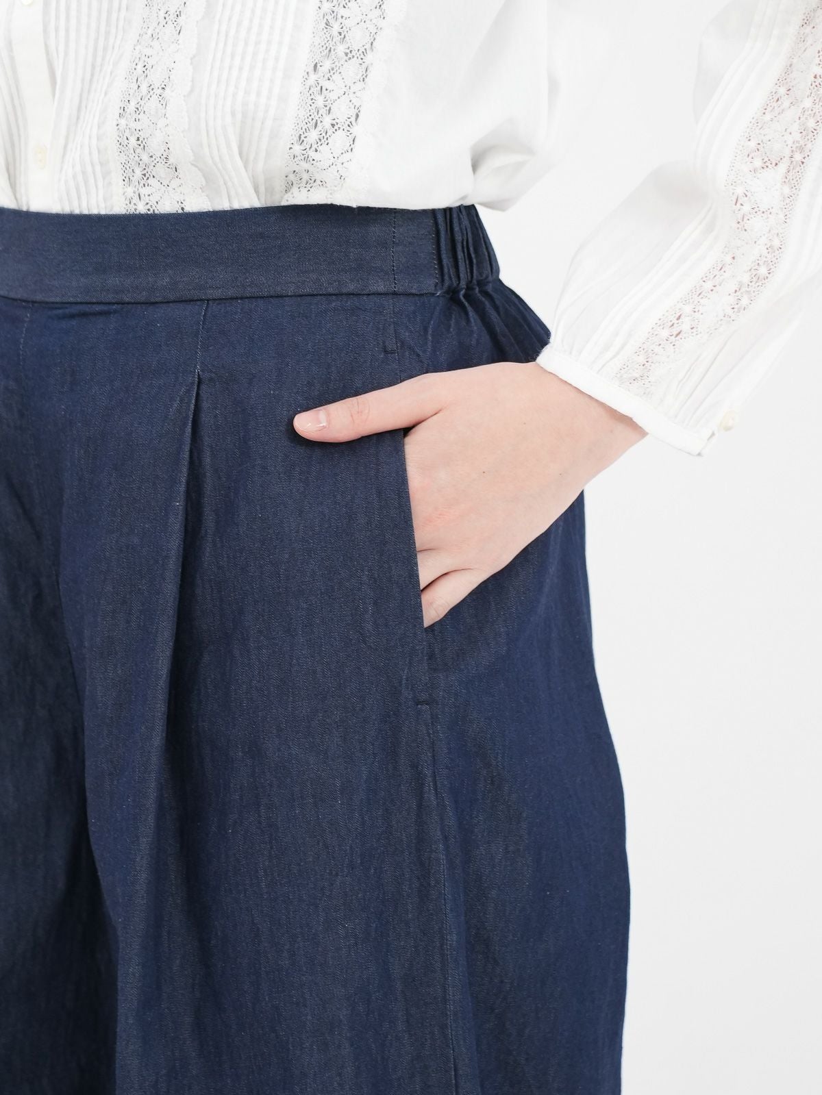 別注 [ RONNIE SCOTT'S ] タックワイドデニム | FUKAYA FASHION STORES