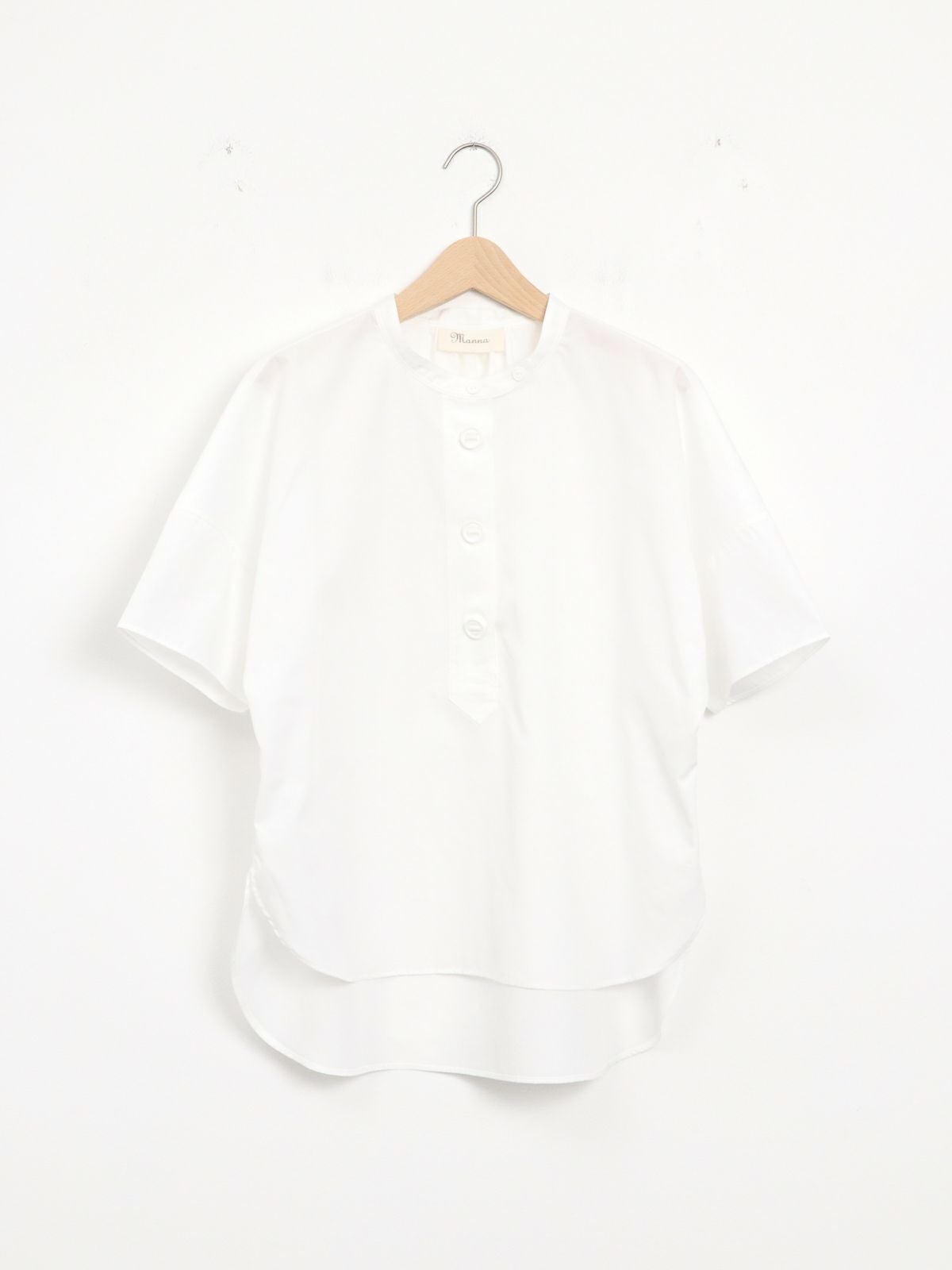Manna ] パラシュート釦スタンドカラーシャツ | FUKAYA FASHION STORES