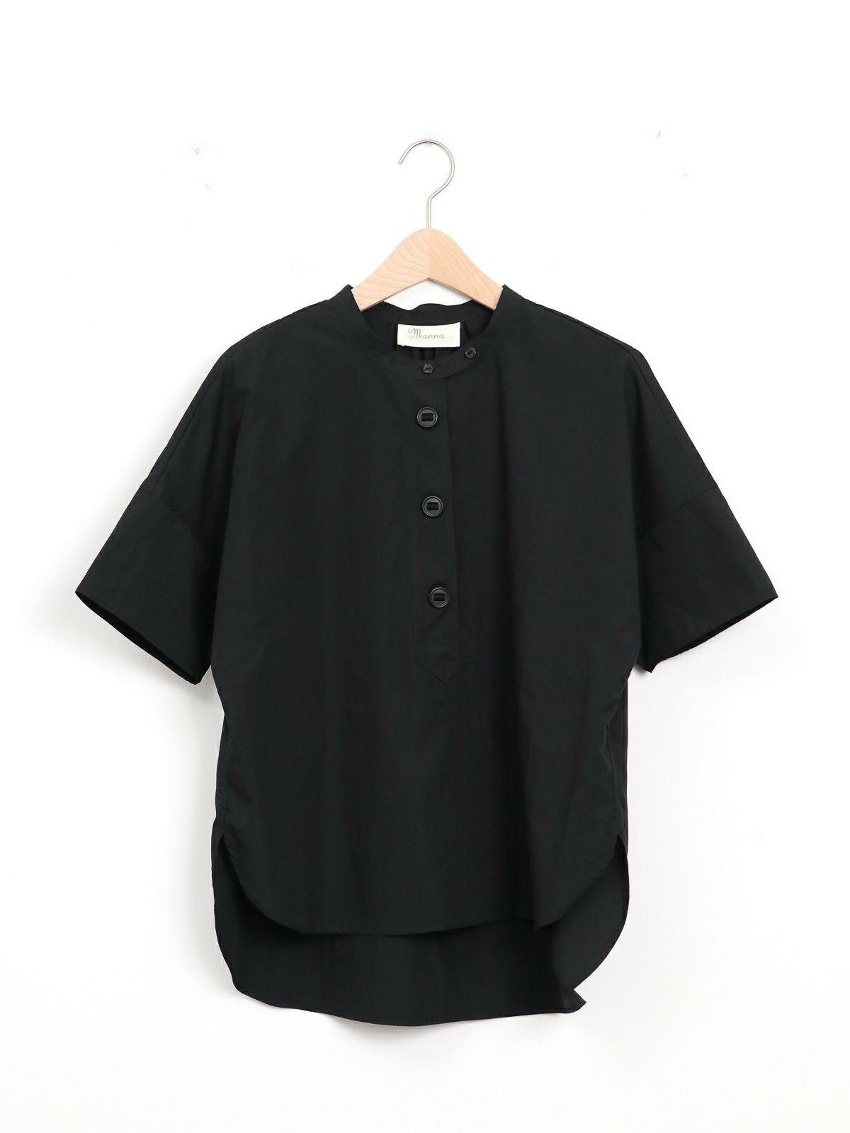 Manna ] パラシュート釦スタンドカラーシャツ | FUKAYA FASHION STORES
