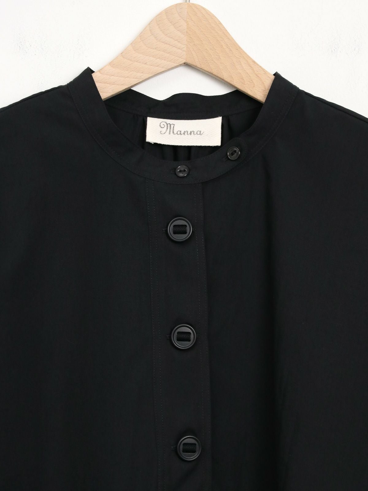 Manna ] パラシュート釦スタンドカラーシャツ | FUKAYA FASHION STORES