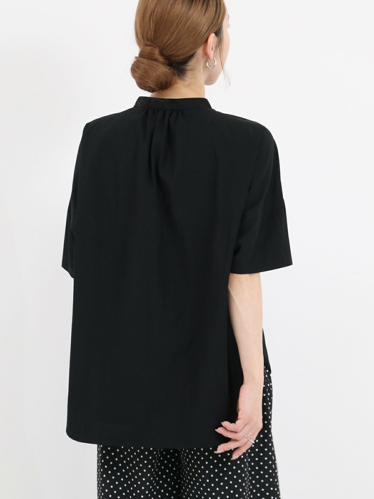 Manna ] パラシュート釦スタンドカラーシャツ | FUKAYA FASHION STORES