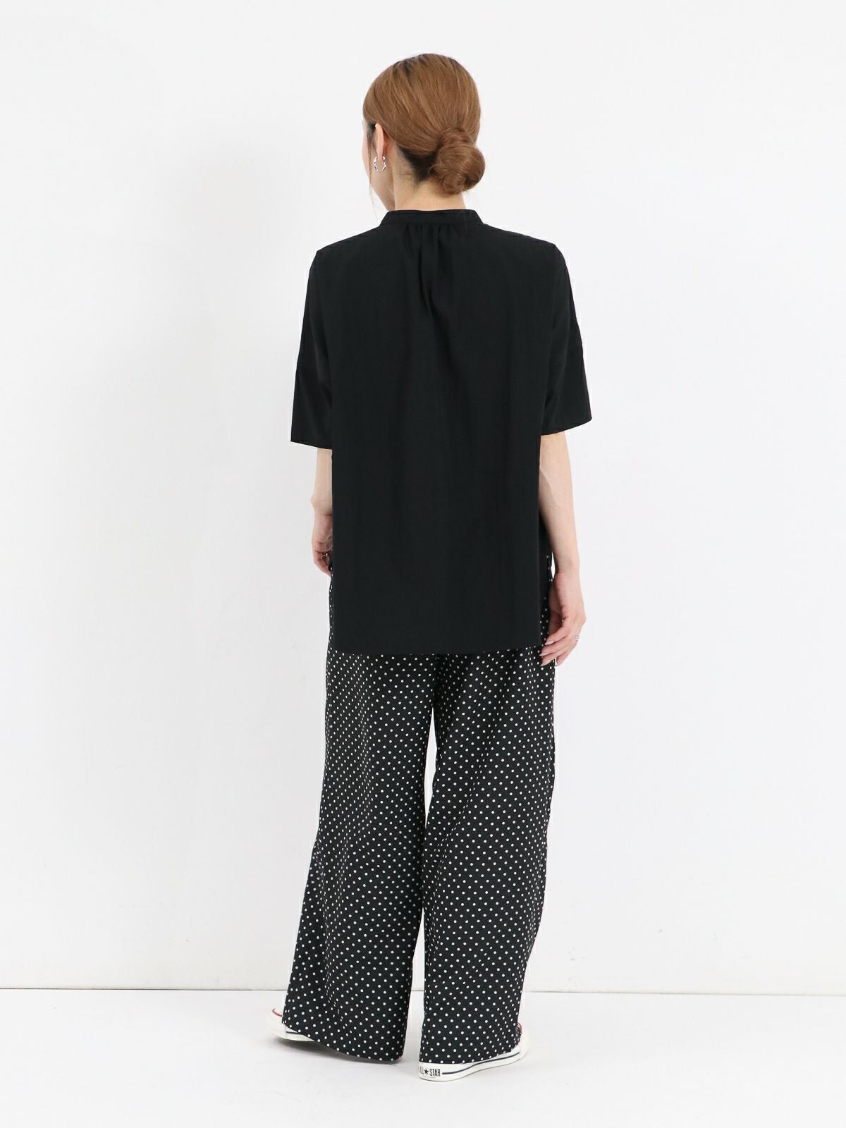Manna ] パラシュート釦スタンドカラーシャツ | FUKAYA FASHION STORES