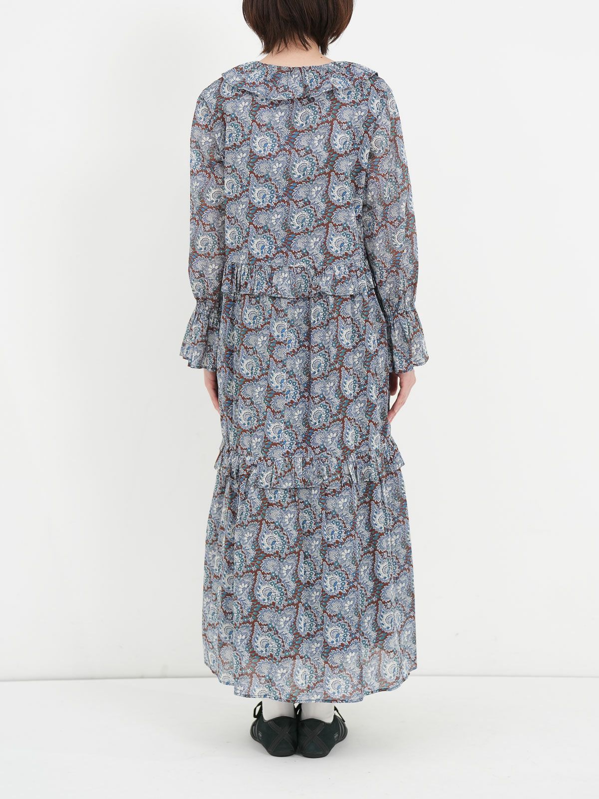 ne Quittez pas ] COTTON ORGANZA PAISLEY DRESS / ペイズリードレス