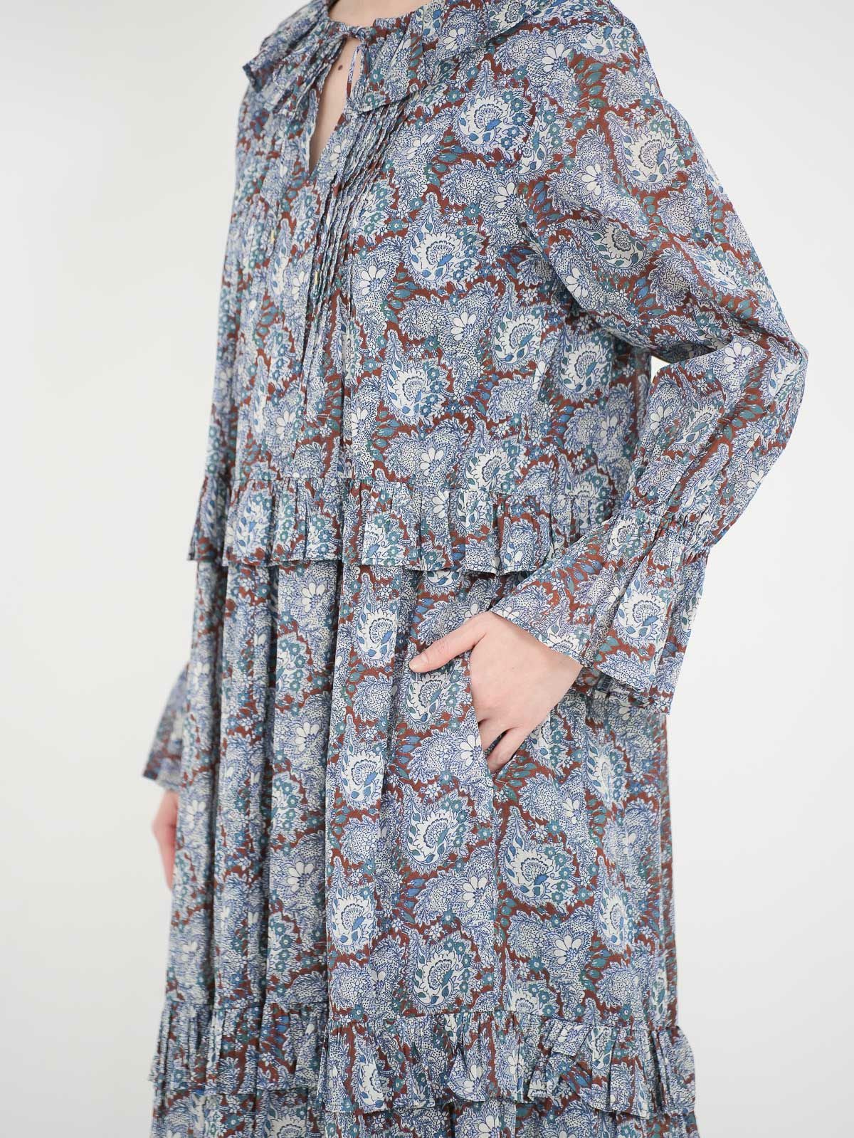 ne Quittez pas ] COTTON ORGANZA PAISLEY DRESS / ペイズリードレス