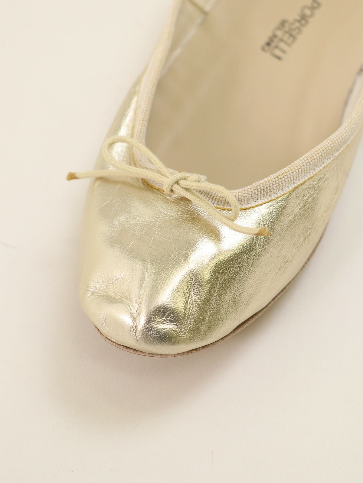 lmmortelle様　PORSELL　ゴールド　バレエシューズ　39 楽天市場】PORSELLI ポルセリ バレエシューズ BALLERINE LAMINATA