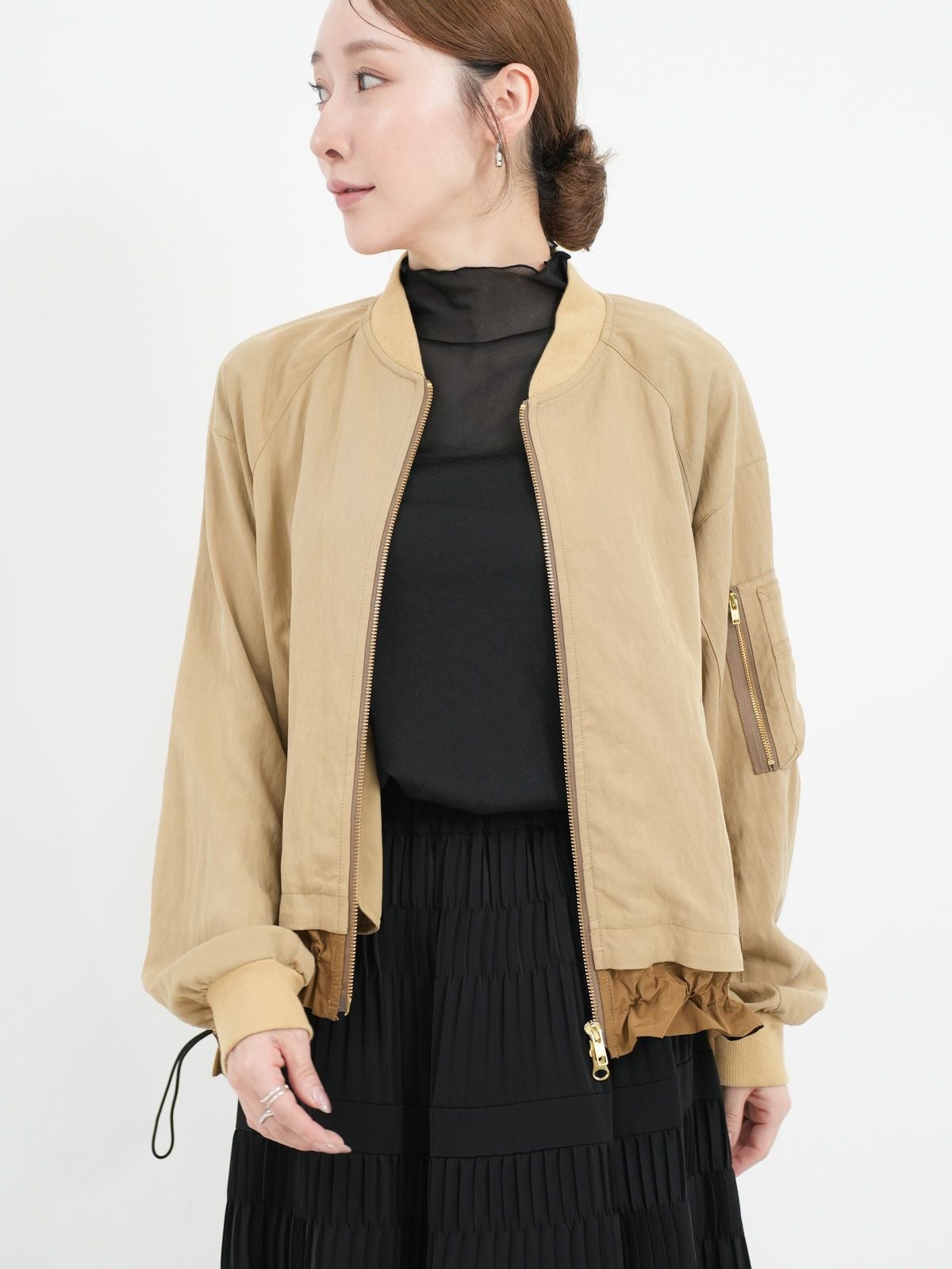 trois ] MA1風 ZIPブルゾン | FUKAYA FASHION STORES ONLINE
