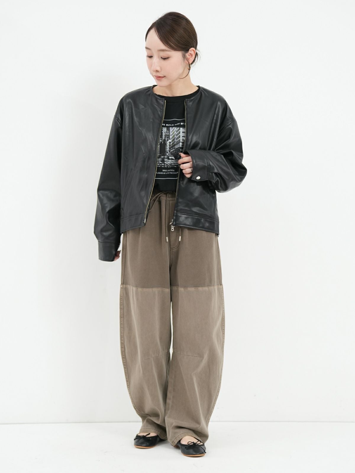 Dignite Collier ] ガーメントダイ切替パンツ | FUKAYA FASHION STORES