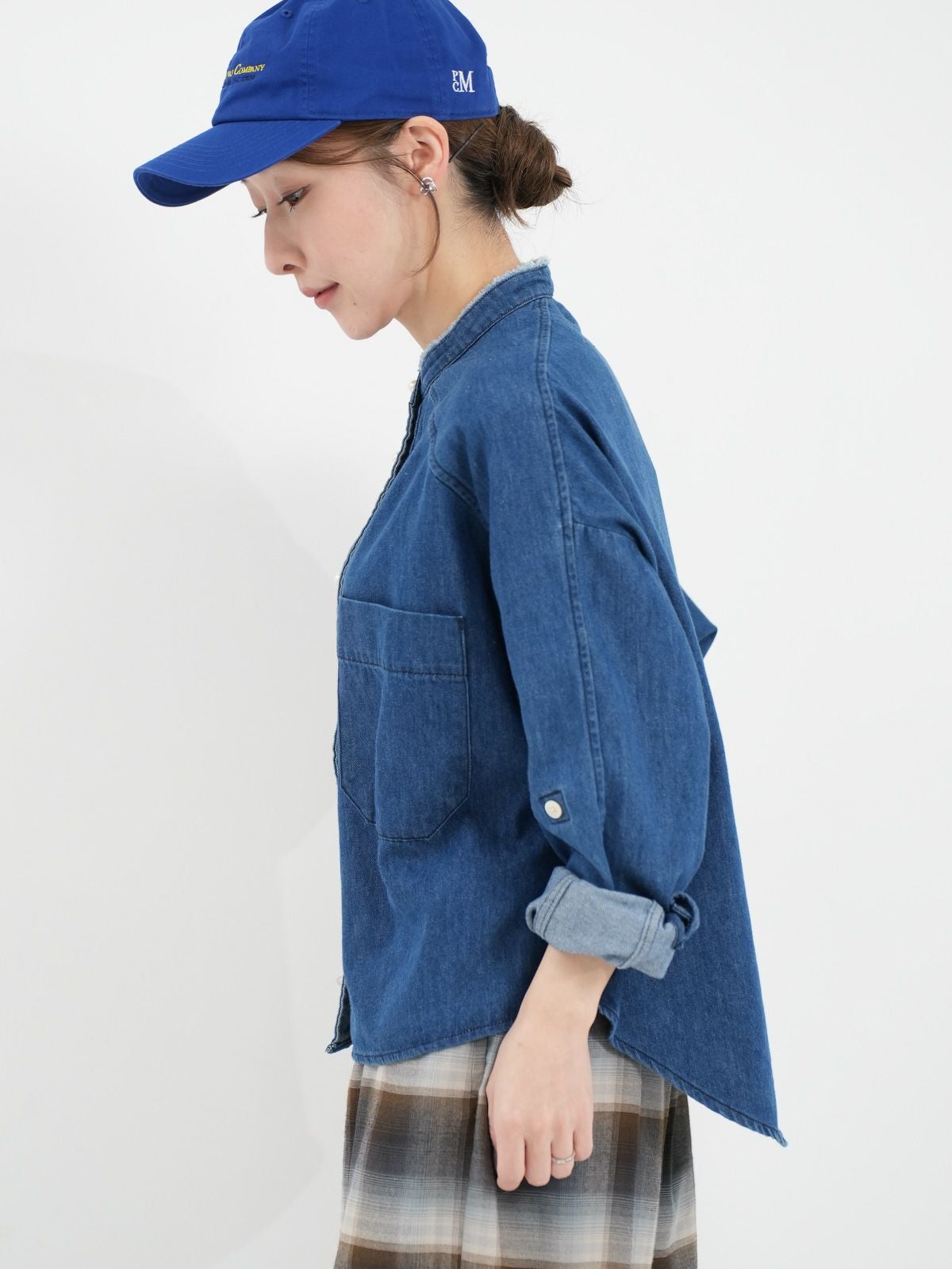 ⭐︎お値下げ⭐︎【新品タグ付き】blanc basque デニムシャツ BLANC basque ] パールボタンデニムシャツ | FUKAYA FASHION STORES ONLINE