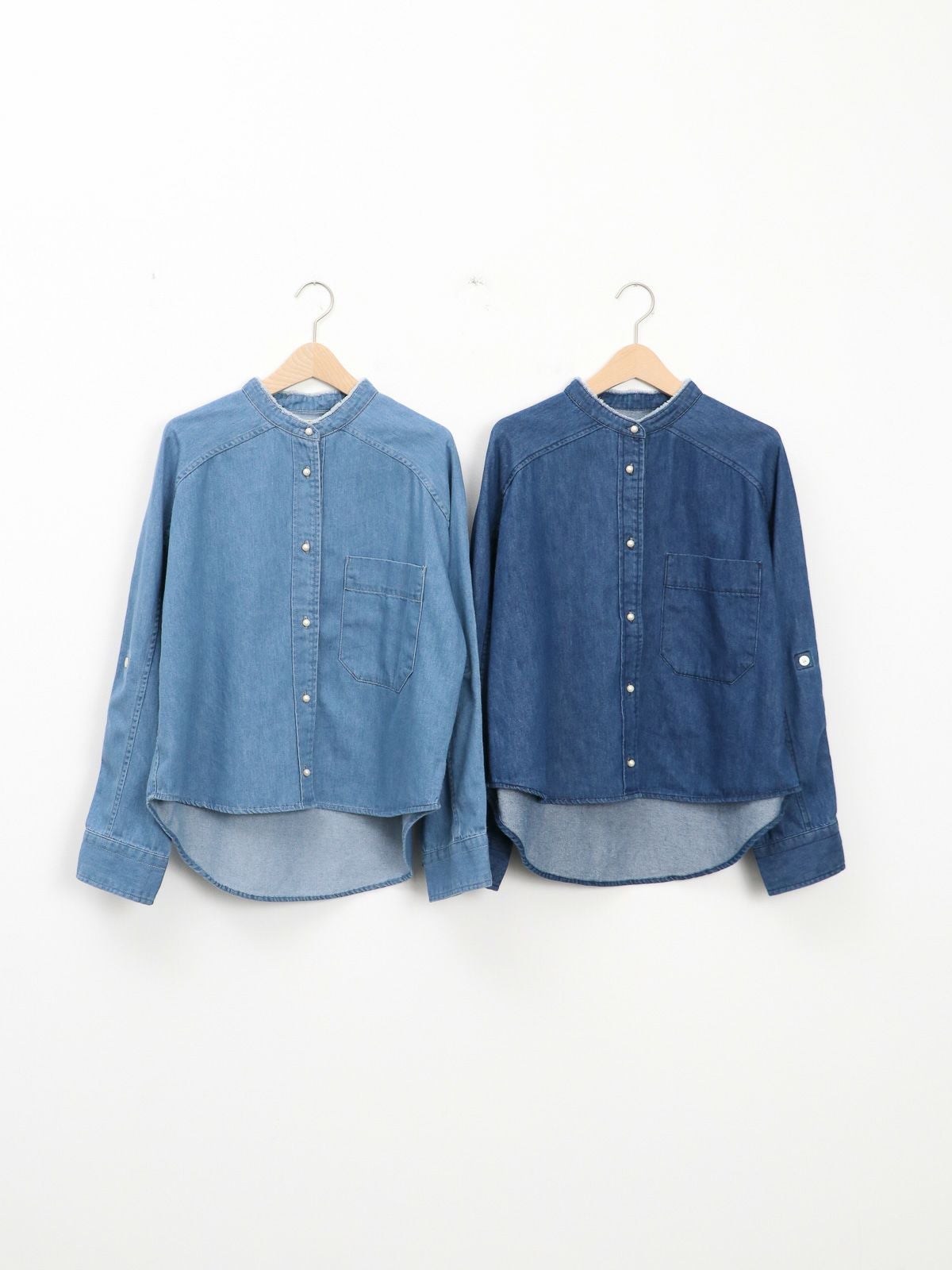 ⭐︎お値下げ⭐︎【新品タグ付き】blanc basque デニムシャツ パールボタンデニムシャツ【BB88-105】 | BLANC basque