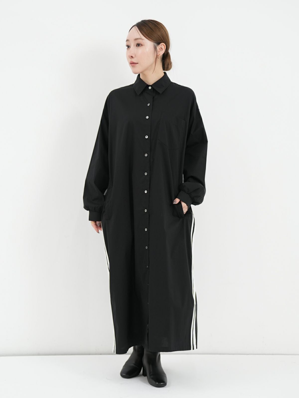 Dignite Collier ] サイドラインワンピース | FUKAYA FASHION STORES