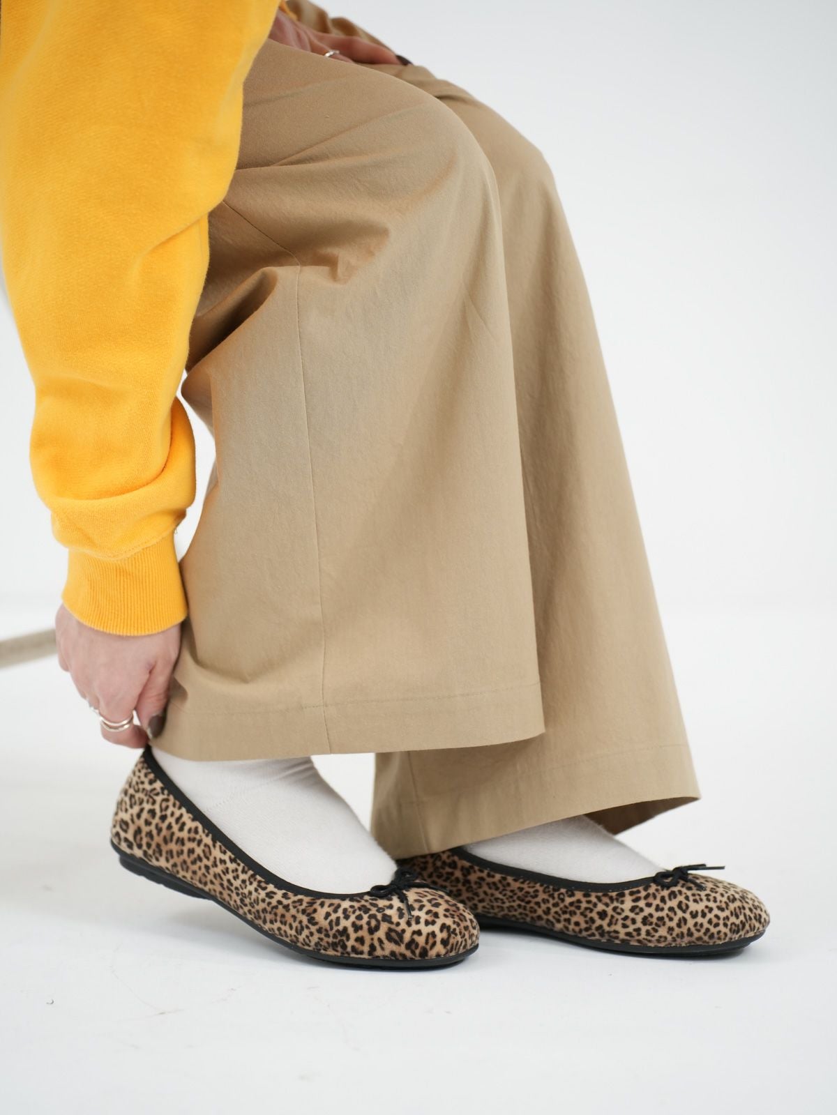 O'kyti ] バレエシューズ25AW - Leopard | FUKAYA FASHION STORES ONLINE