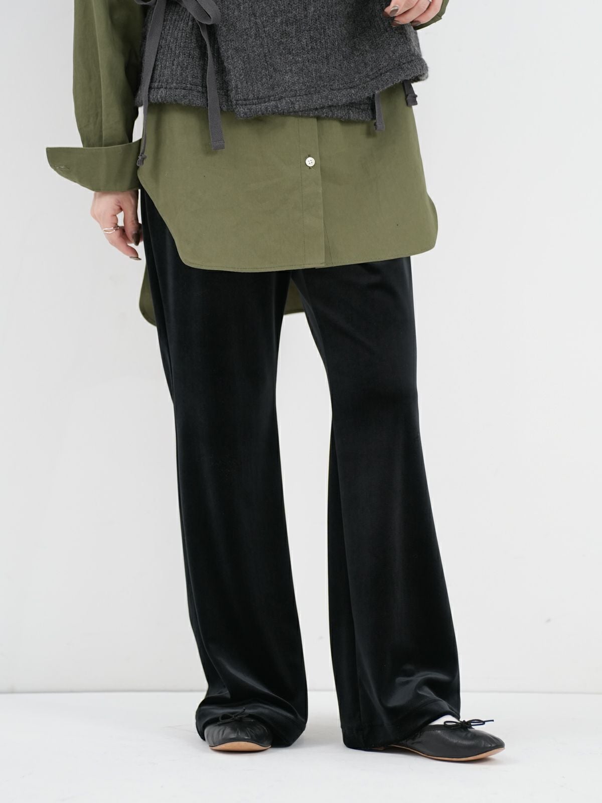 別注 [ RONNIE SCOTT'S ] ベロアフレアパンツ | FUKAYA FASHION STORES