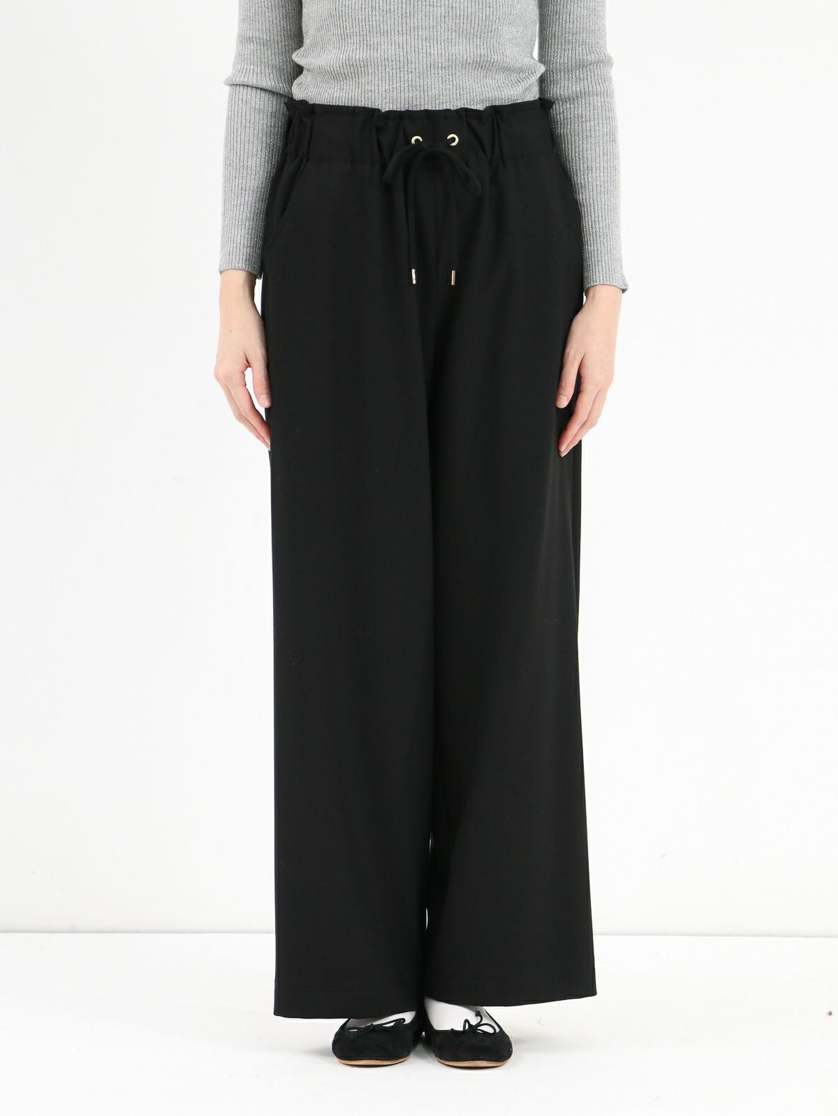 trois ] セミワイドパンツ | FUKAYA FASHION STORES ONLINE