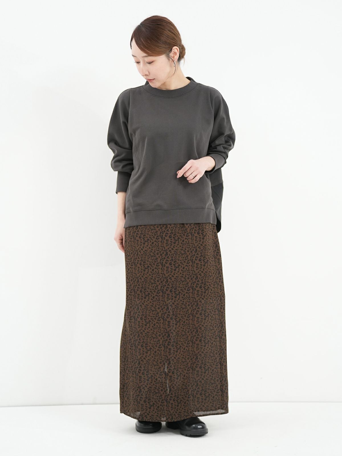 model : 157cm 着用サイズ : 38