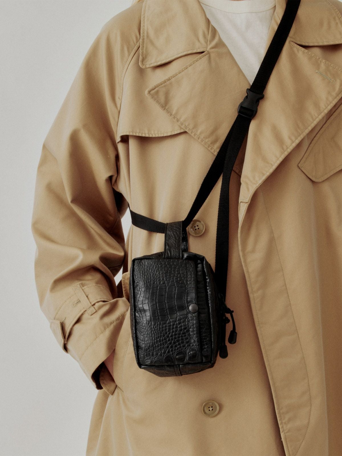 PORTER ミニブラックナイロンポーチベルトクリップつき PORTER ミニブラックナイロンポーチベルトクリップつき 楽天市場