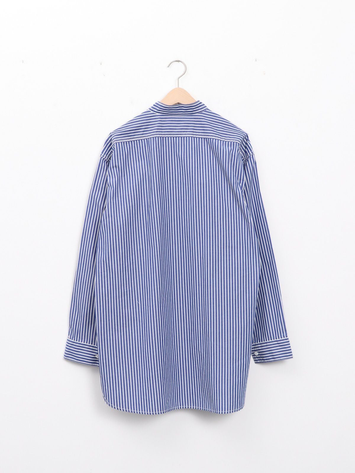 ROYAL NAVY ] バンドカラーシャツストライプ | FUKAYA FASHION STORES