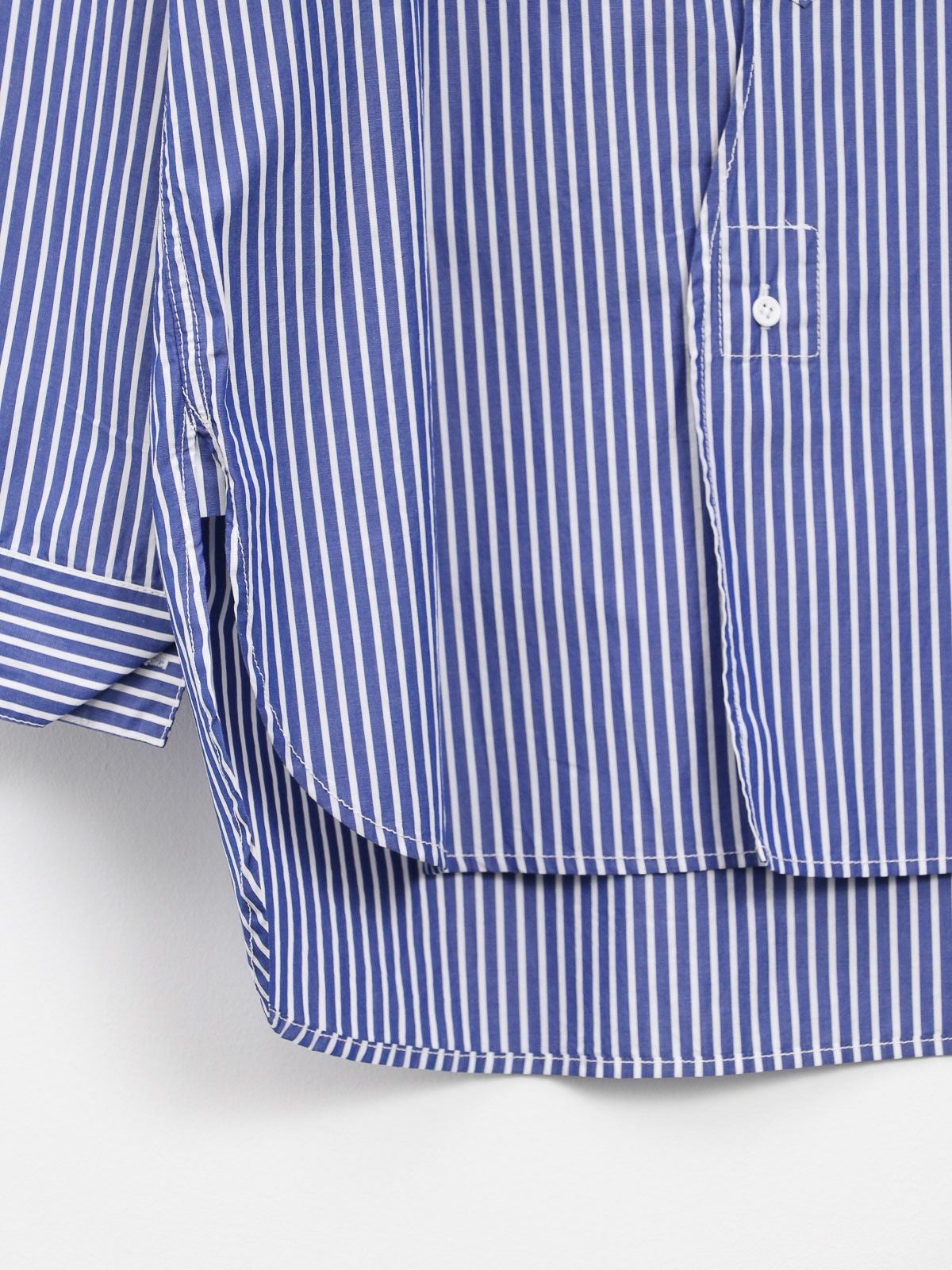 ROYAL NAVY ] バンドカラーシャツストライプ | FUKAYA FASHION STORES