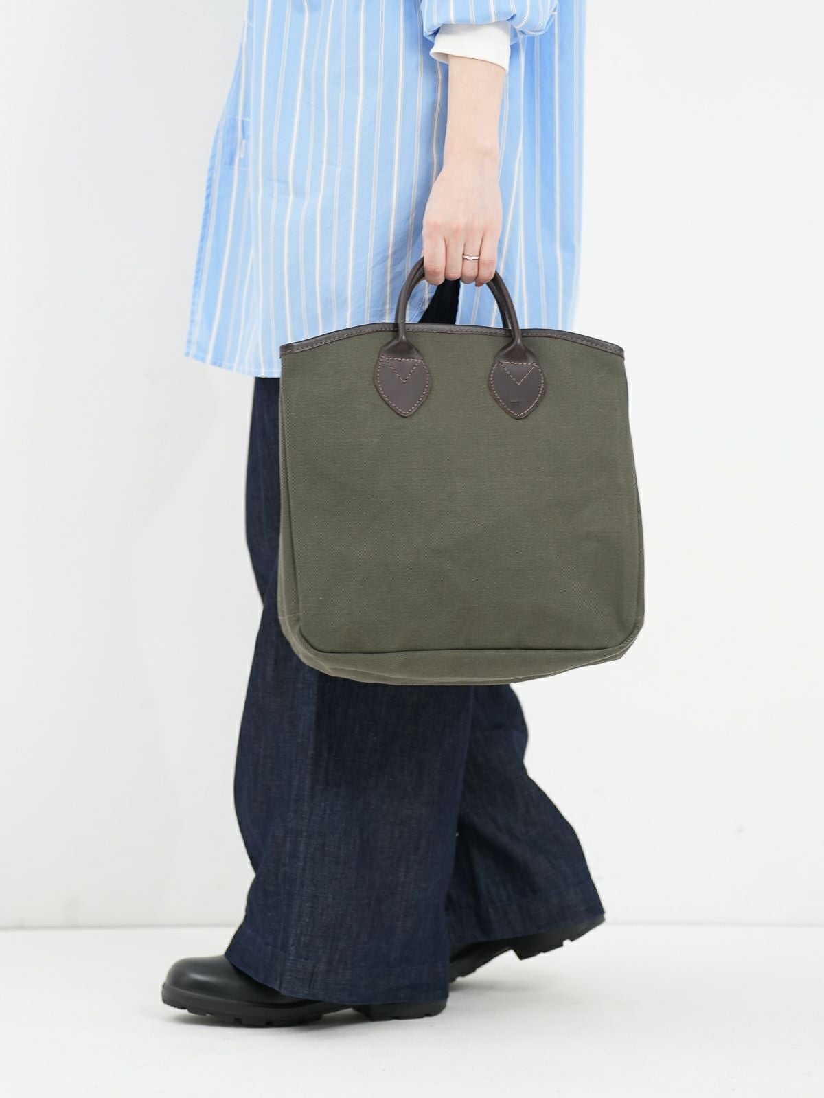 Quality Gunslips ] HEAVY DRILL SHORT TOTE-M / トートバッグ