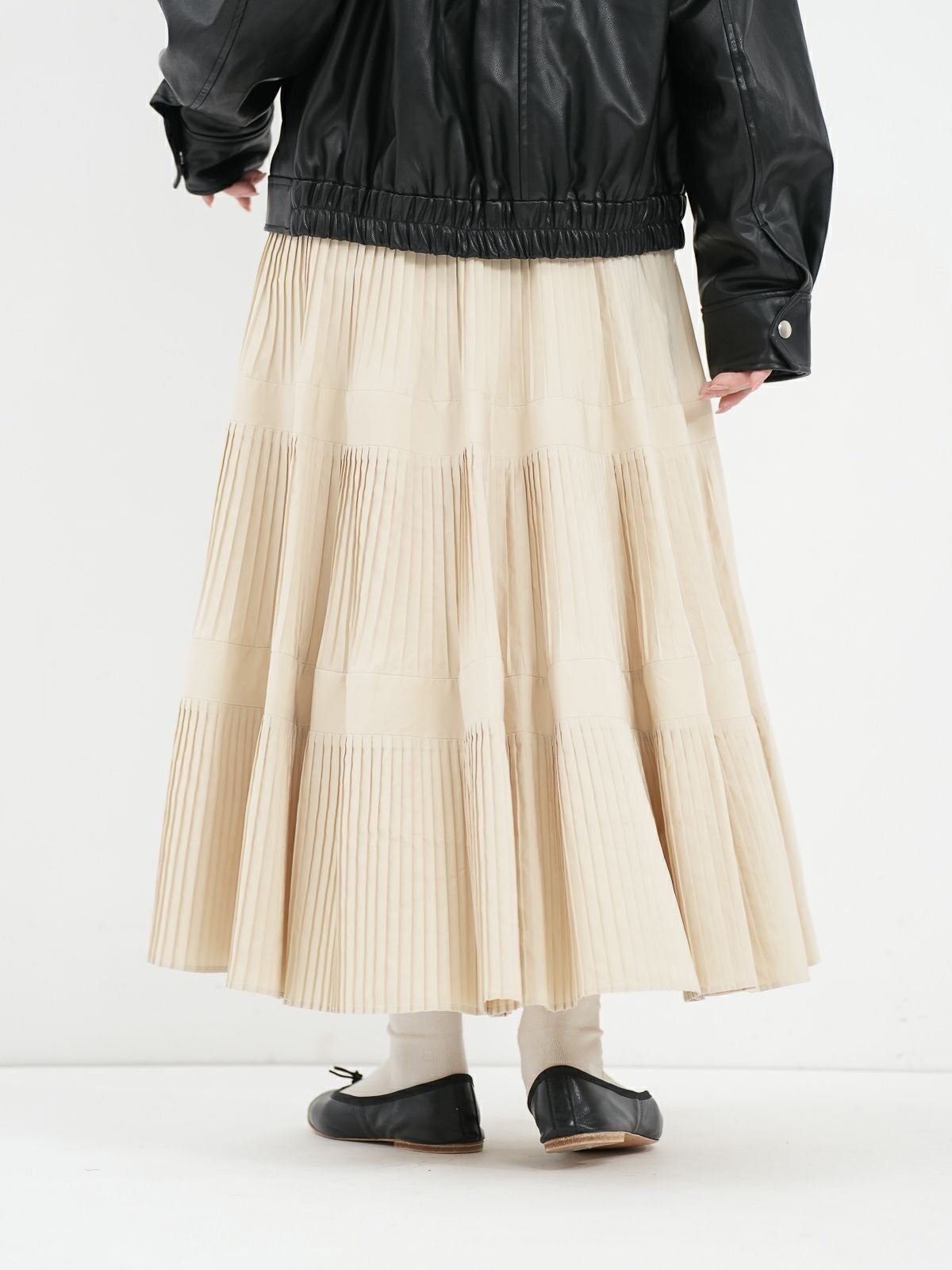 Dignite collier ] 3段プリーツスカート | FUKAYA FASHION STORES ONLINE