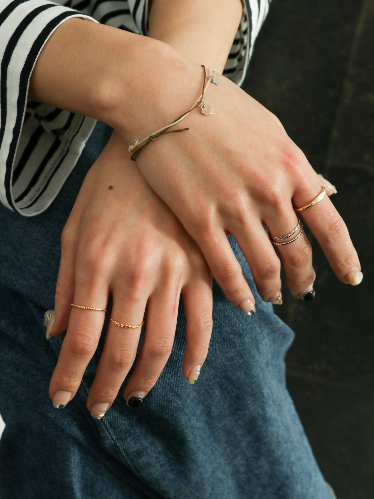 ※左右中指に着用