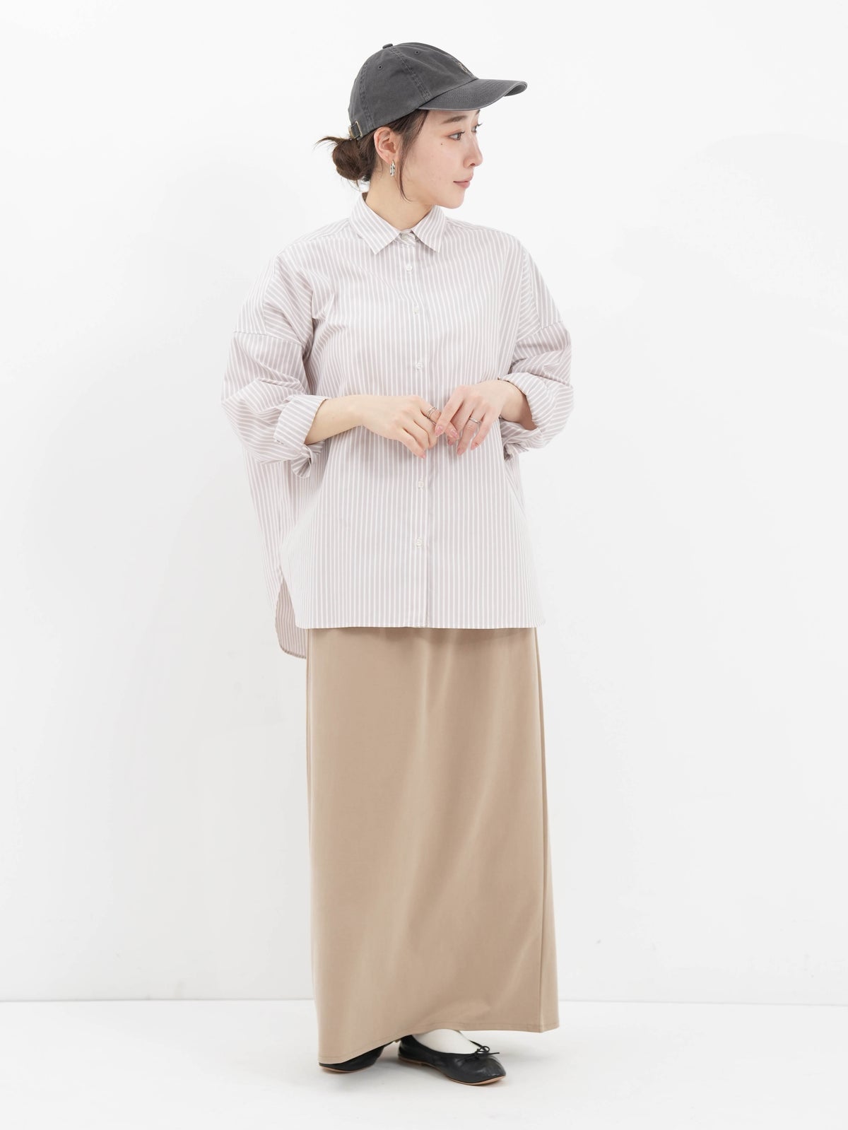 model : 157cm　着用サイズ 36