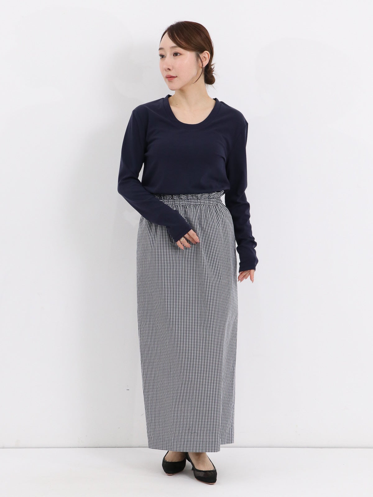 model : 157cm 着用サイズ : 36
