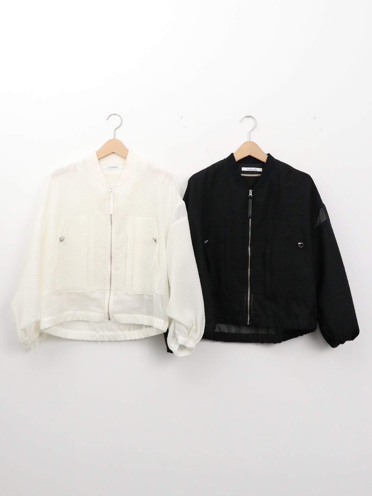 Lallia Mu ] シアーエンボスブルゾン | FUKAYA FASHION STORES ONLINE