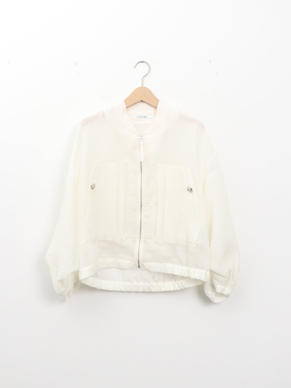 Lallia Mu ] シアーエンボスブルゾン | FUKAYA FASHION STORES ONLINE