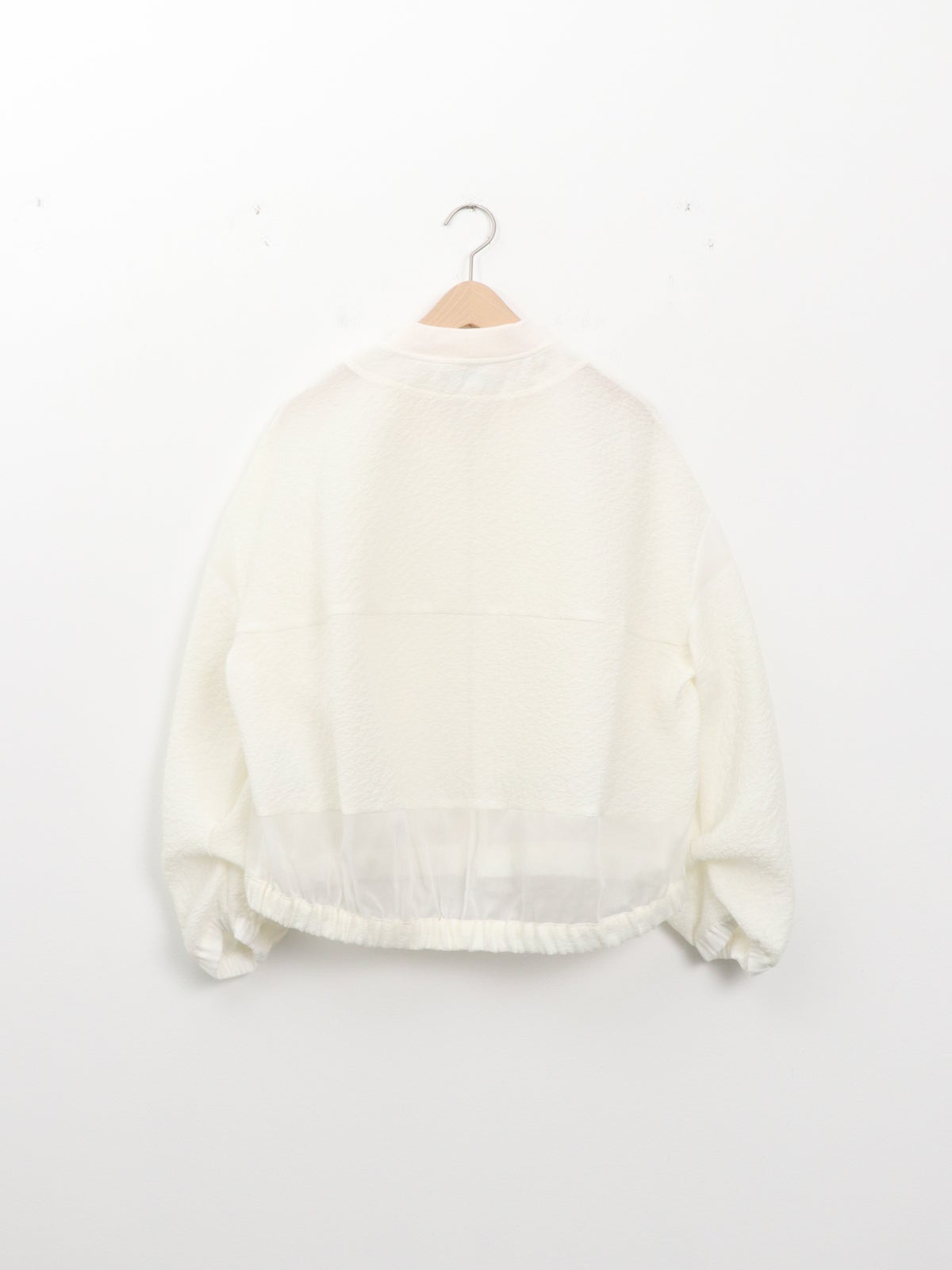 Lallia Mu ] シアーエンボスブルゾン | FUKAYA FASHION STORES ONLINE