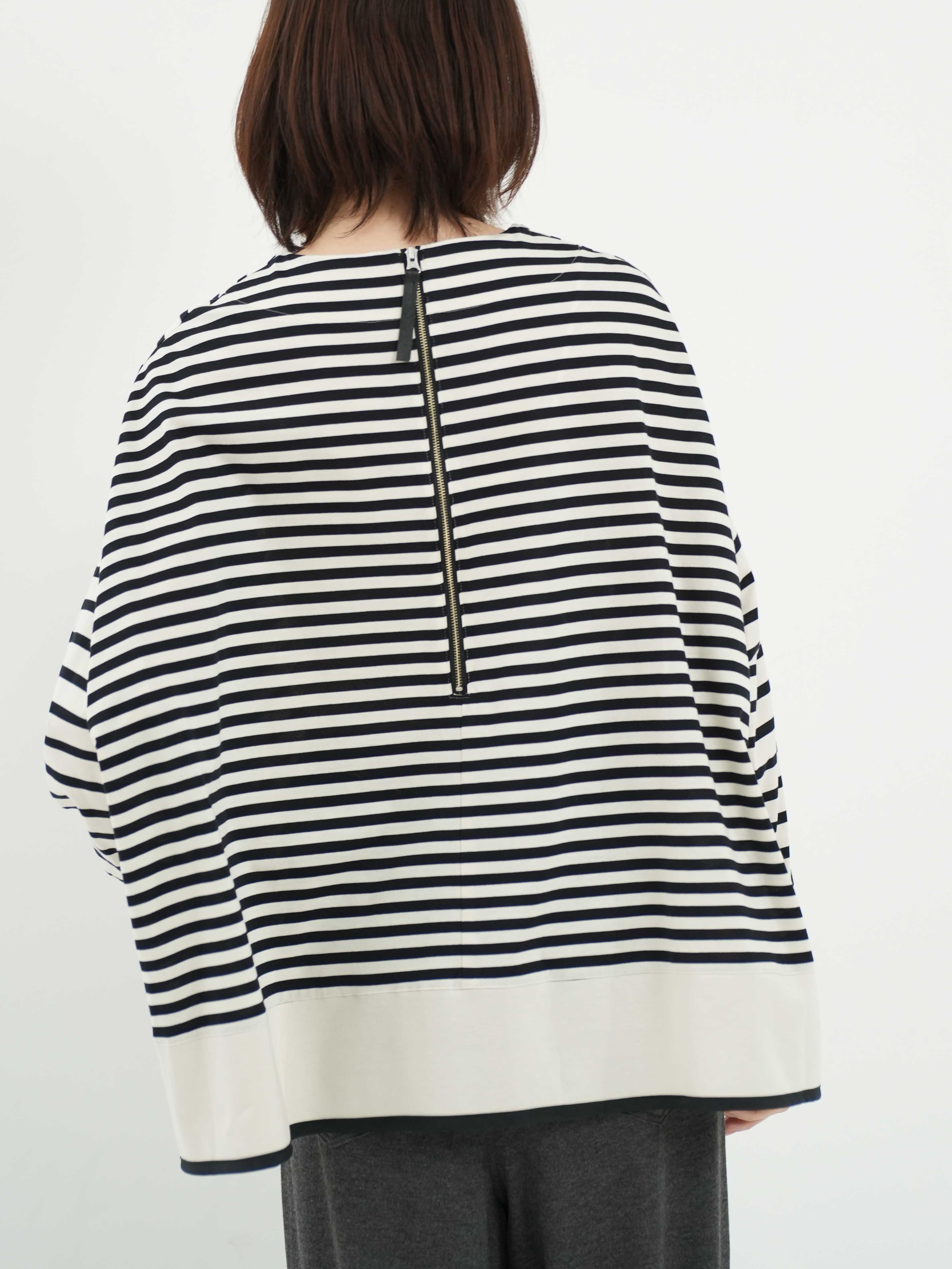 Lallia Mu ] ボーダーフレアプルオーバー | FUKAYA FASHION STORES ONLINE