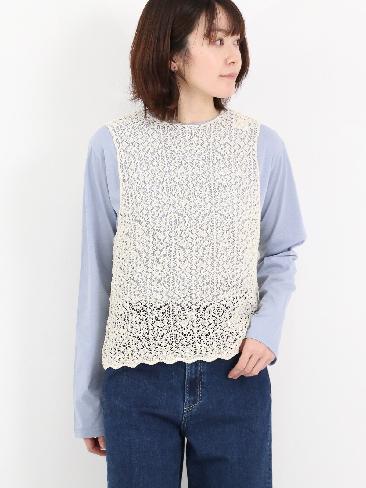 enrica ] メッシュプルオーバー | FUKAYA FASHION STORES ONLINE