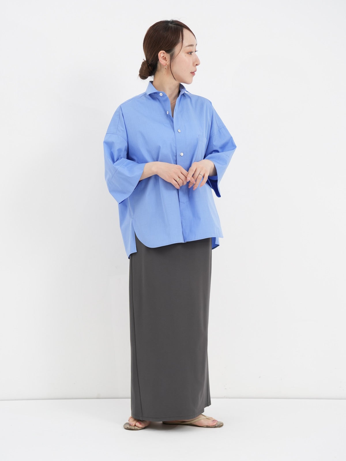 model : 157cm 着用サイズ : 36