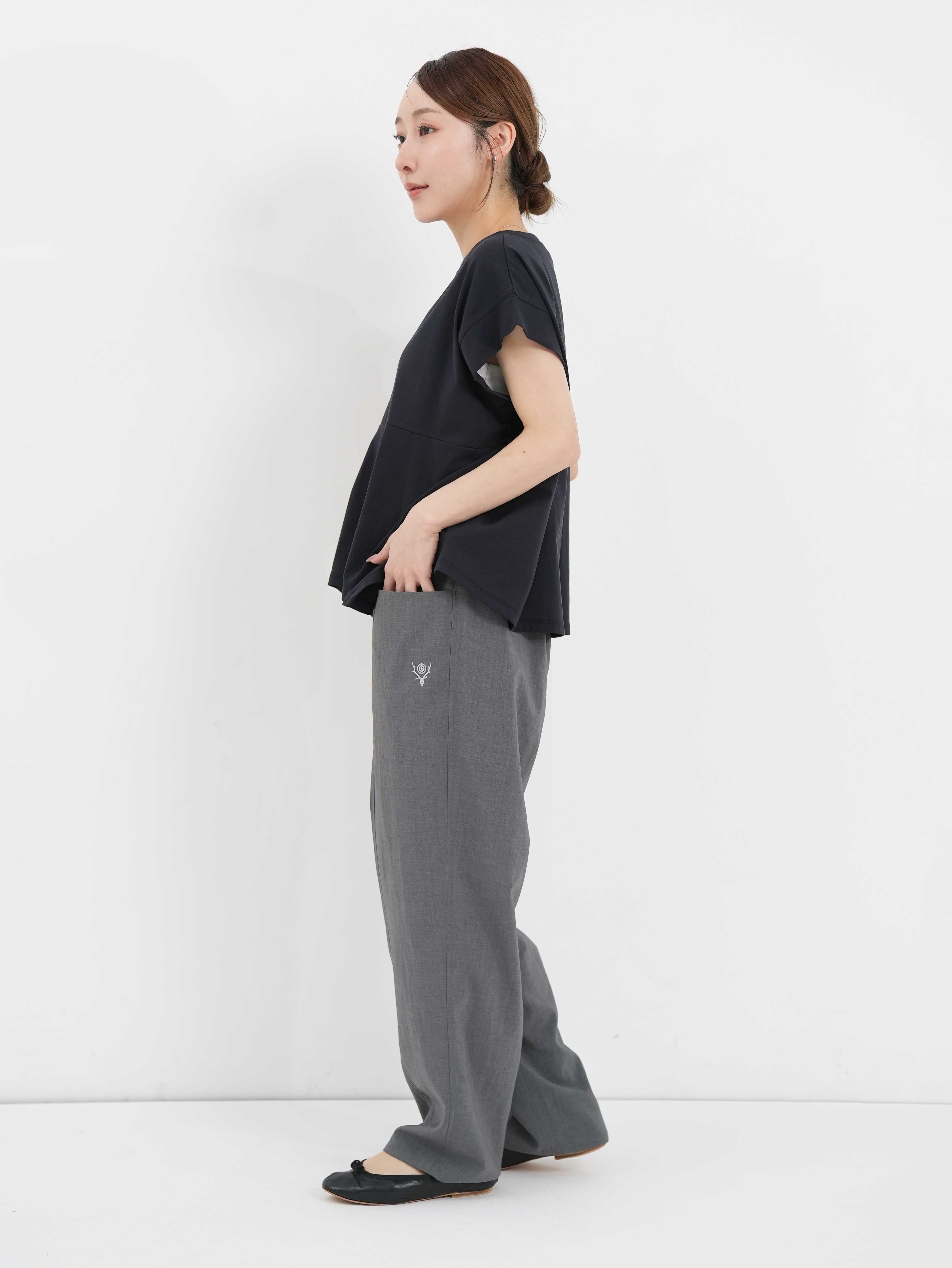 South2 West8 ] Army String Pant - Poly Oxford | FUKAYA FASHION