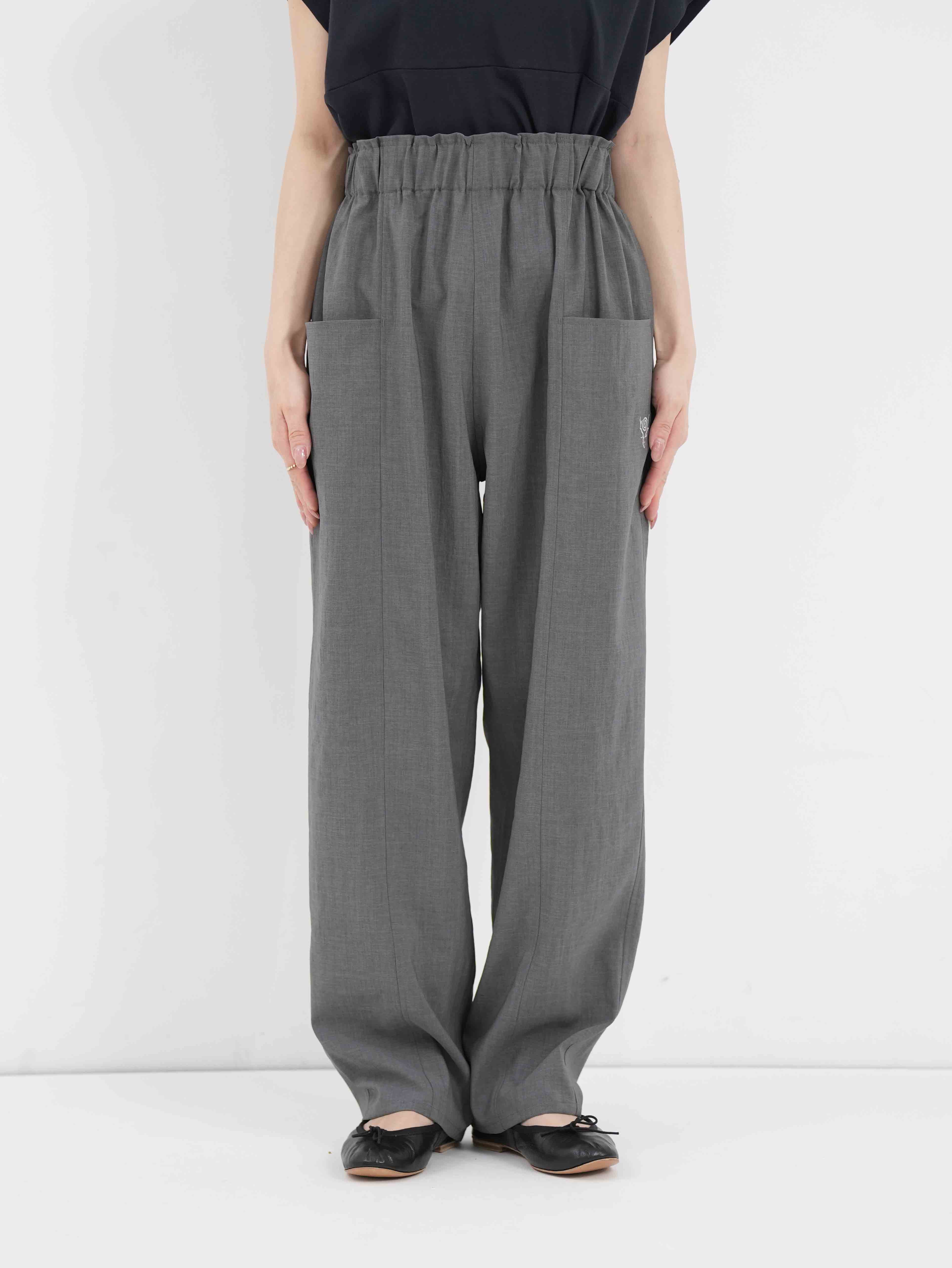 South2 West8 ] Army String Pant - Poly Oxford | FUKAYA FASHION
