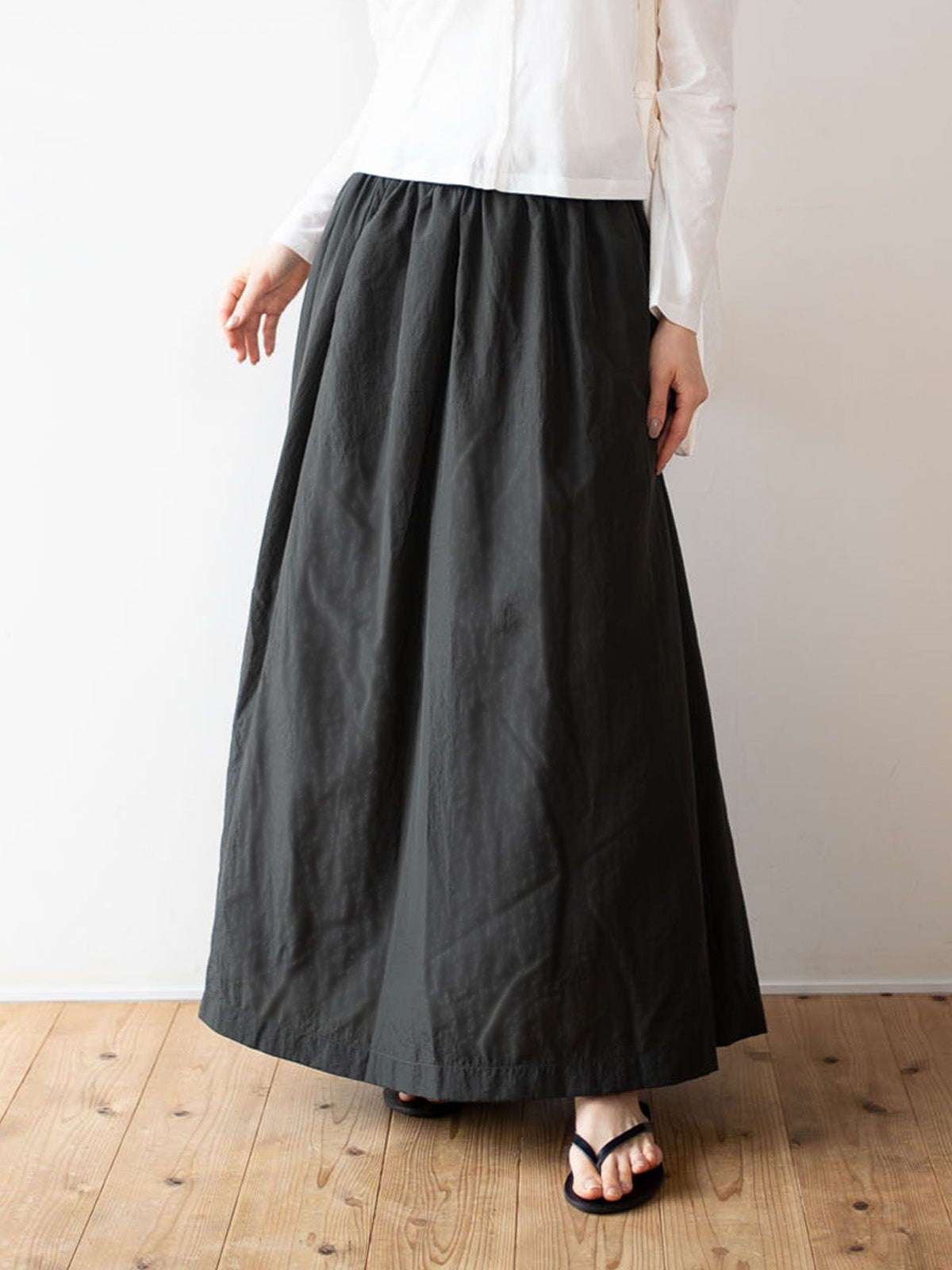 UKAY ] ナイロンギャザースカート | FUKAYA FASHION STORES ONLINE