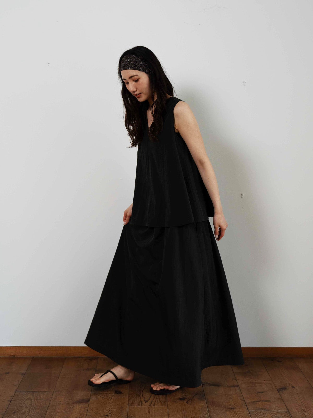 UKAY ] ナイロンギャザースカート | FUKAYA FASHION STORES ONLINE