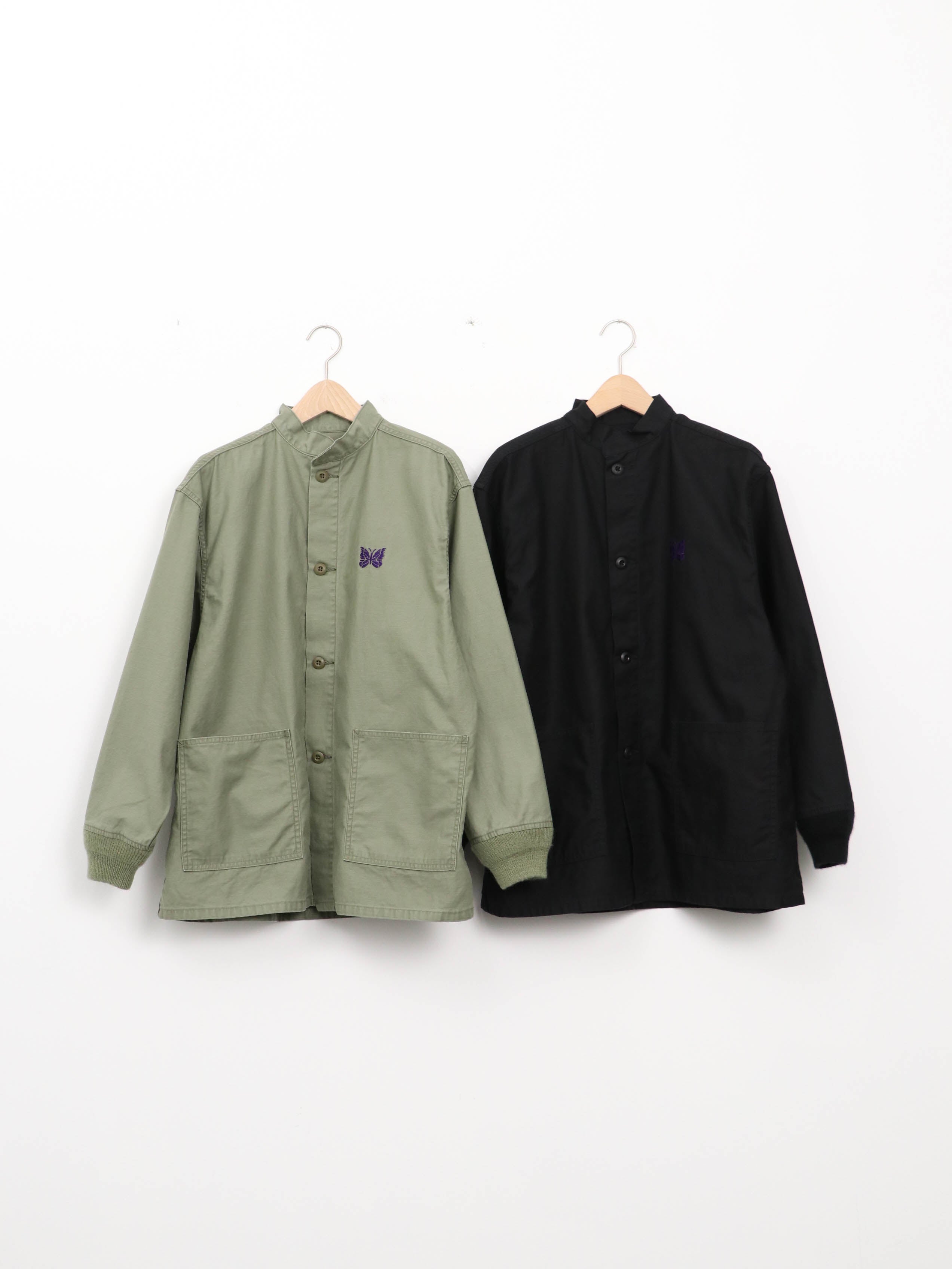 Needles ] Army Shirt - Reversed Sateen | FUKAYA FASHION STORES ONLINE