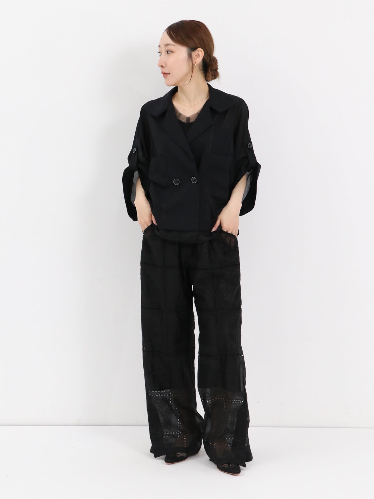 よず Lallia Mu ] サイドベンツレースパンツ | FUKAYA FASHION STORES ONLINE