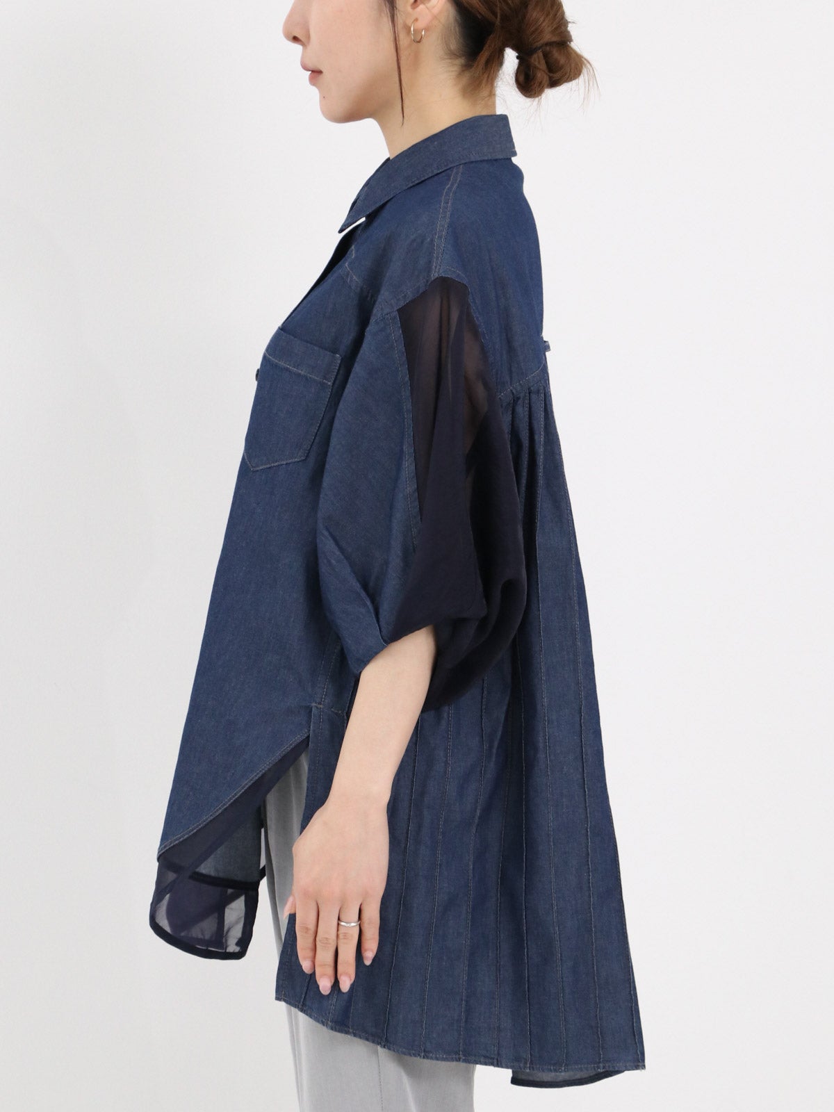 rimmyさん♡ Lallia Mu ] デニムシャツ | FUKAYA FASHION STORES ONLINE