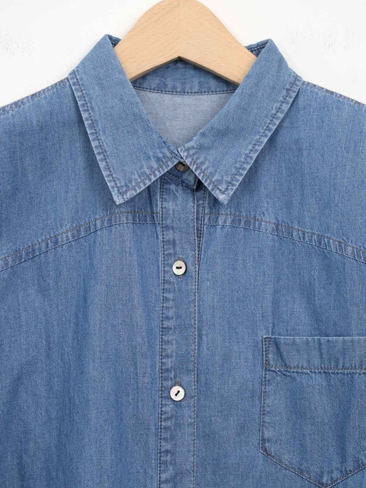 Lallia Mu ] デニムシャツ | FUKAYA FASHION STORES ONLINE