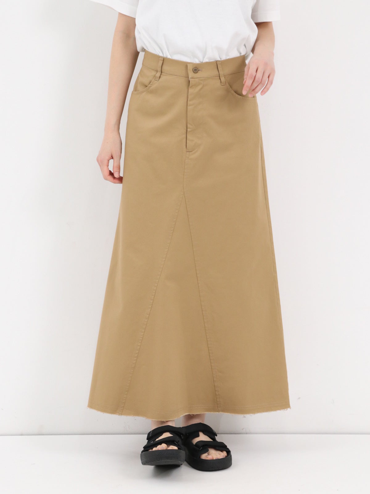 soejuヘリンボーンセミフレアスカート　完売品M BLUE DE BRESSE ] 別注 セミフレアスカート | FUKAYA FASHION STORES