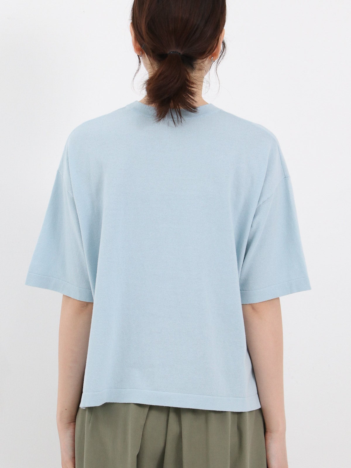 Smile and be happy ] 14G天竺半袖ニット | FUKAYA FASHION STORES ONLINE